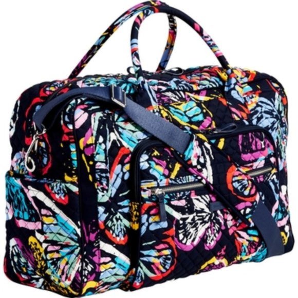 vera bradley iconic weekender travel bag
